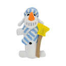 MulitPet Loofa Snowman Plush Dog Toy - 6 Inch - Dog Toy 1