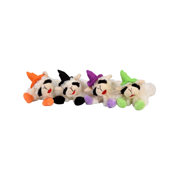 Multipet Halloween Lamb Chop Witch Hat Orange Dog Toy - Dog Toy 2