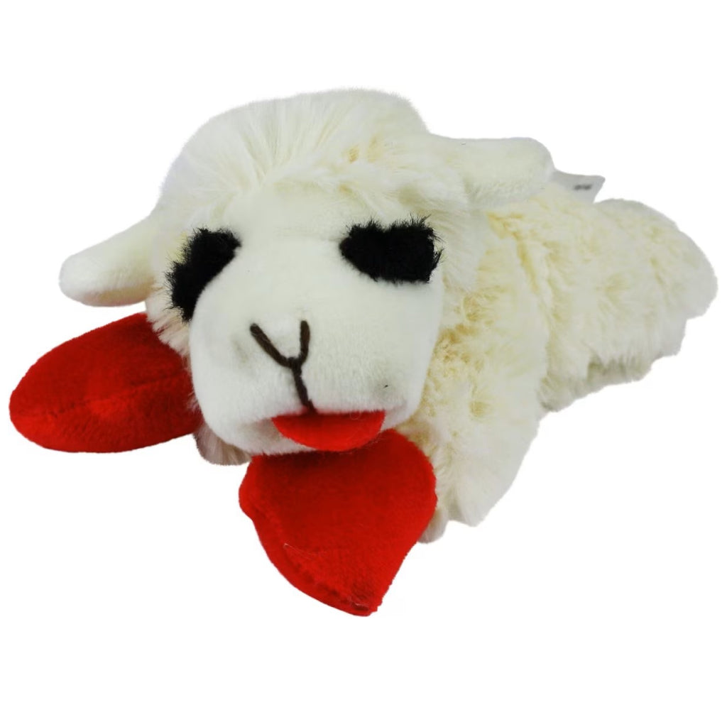 Multipet Lamb Chop Plush Squeaky Dog Toy - Soft & Engaging Play Toy