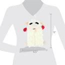 Multipet Lamb Chop Squeaker Mat Plush Dog Toy 9"