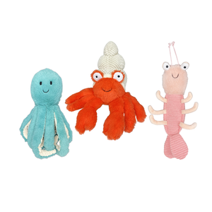 MultiPet Margaritaville Coral Reefers Assorted Animals One Toy - Dog Toy 1