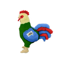 MultiPet Margaritaville Seaside Animals Plish Dog Toy Assorted Animals (Pelican Rooster Manatee) 9’’ One Toy - Dog Toy 2