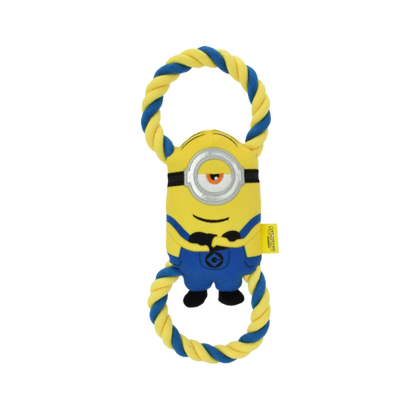 MultiPet Minions Rope Tug Dog Toy Assorted Characters (Bob 16’’ Kevin 18’’ and Stuart16’’) One Toy - Dog Toy 5