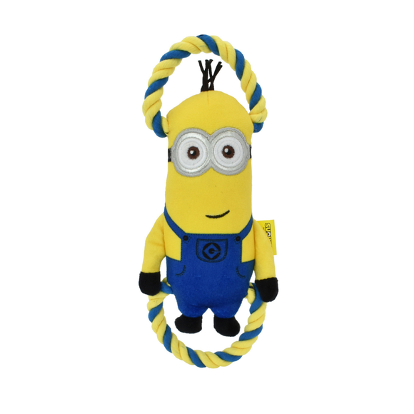 MultiPet Minions Rope Tug Dog Toy Assorted Characters (Bob 16’’ Kevin 18’’ and Stuart16’’) One Toy - Dog Toy 6