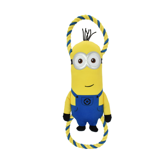 MultiPet Minions Rope Tug Dog Toy Assorted Characters (Bob 16’’ Kevin 18’’ and Stuart16’’) One Toy - Dog Toy 3