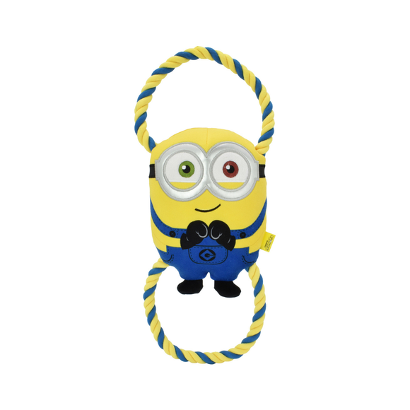 MultiPet Minions Rope Tug Dog Toy Assorted Characters (Bob 16’’ Kevin 18’’ and Stuart16’’) One Toy - Dog Toy 4