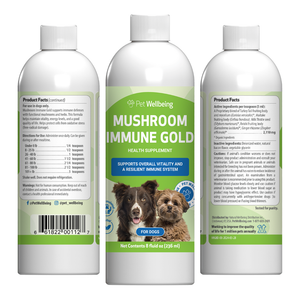 Mushroom Immune Gold - Holistic Cancer Support for Cats (8 oz) - Cat Supplements & Vitamins 2