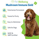 Mushroom Immune Gold - Holistic Cancer Support for Dogs (8 oz) - Dog Supplements & Vitamins 6