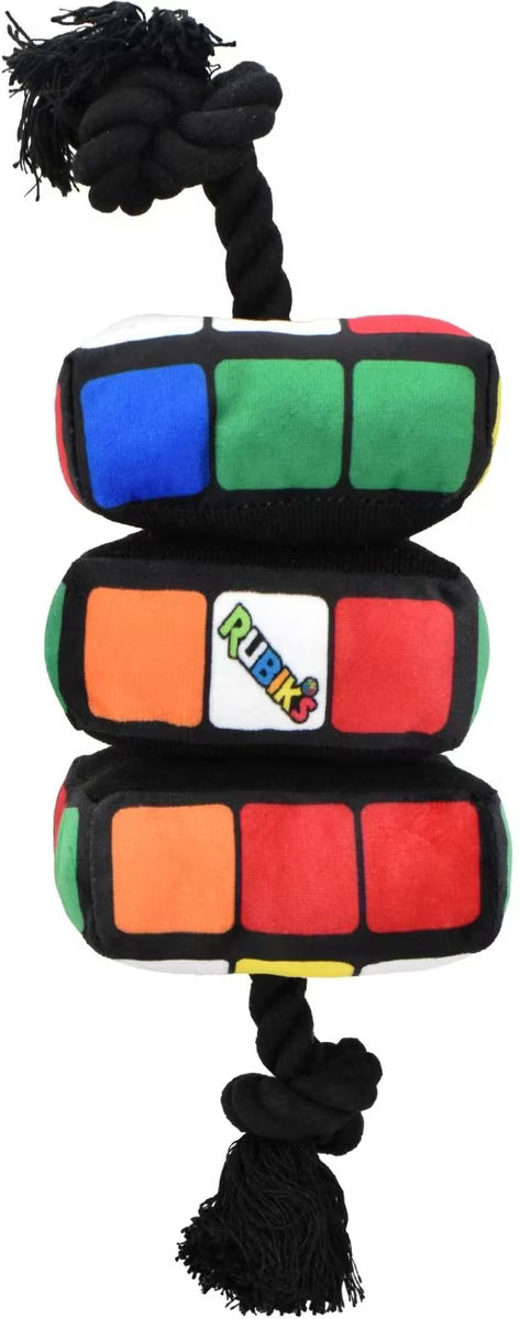 MutliPet Rubik’s Cube Plush Dog Toy - 4 Inch - Dog Toy 3