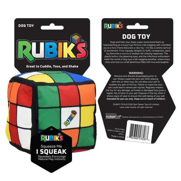 MutliPet Rubik’s Cube Plush Dog Toy - Dog Toy 2