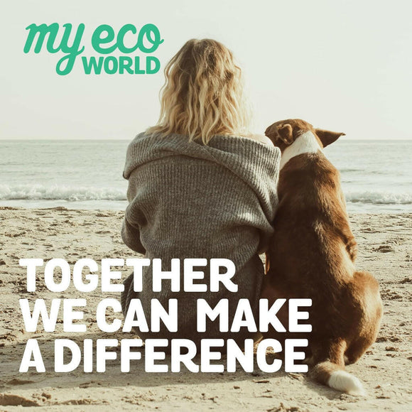 MyEcoPet Compostable Poop/Waste Bags With Dispenser For Dog (30 bags)