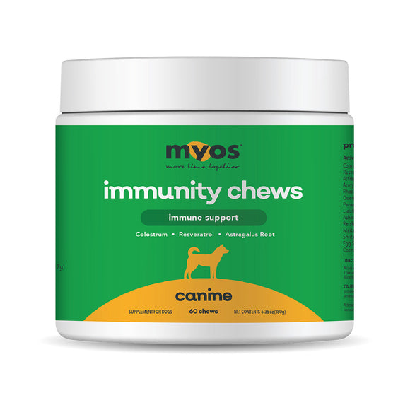 MYOS Canine Immunity Chews Immune Support for Dogs, 6.35oz (60 chews)
