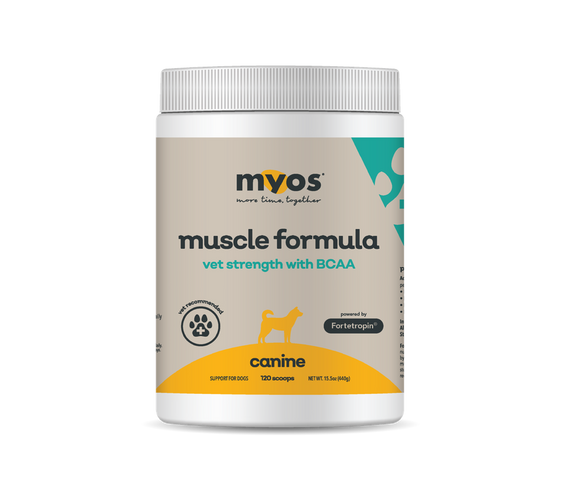 MYOS Canine Muscle Formula Vet Strength with BCAA - 120 Scoops - 1