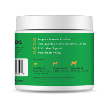 MYOS Canine Immunity Chews Immune Support for Dogs, 6.35oz (60 chews)