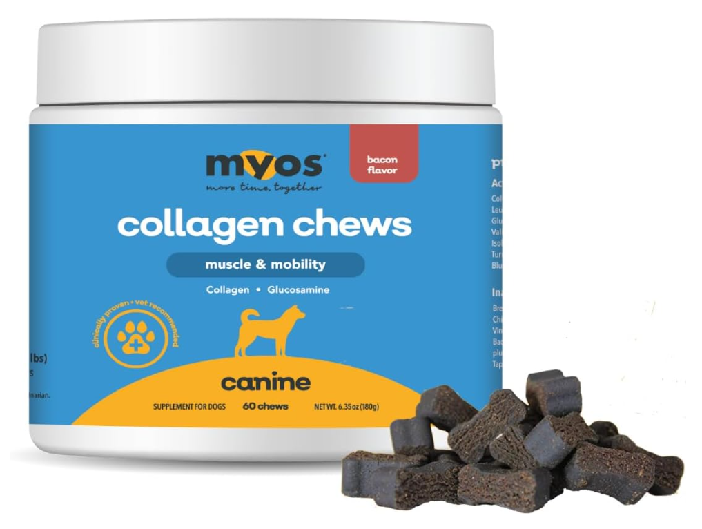 MYOS Muscle and Mobility Collagen Chews for Dogs