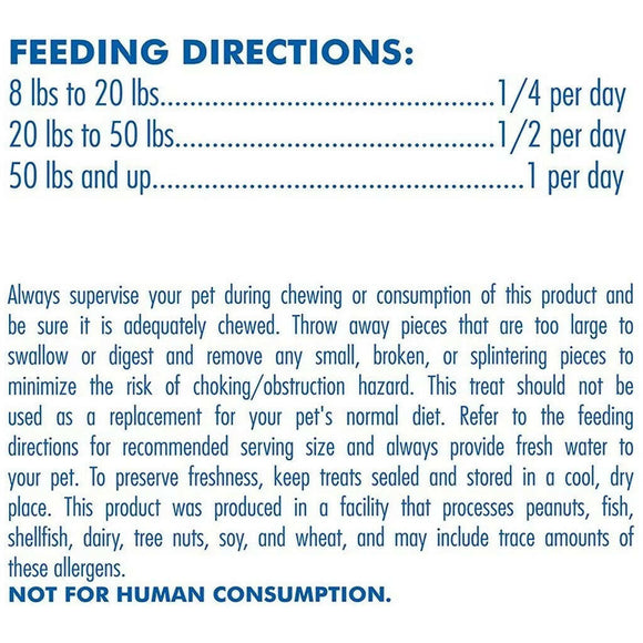 N-Bone Adult Dental Rings Dog Chew feeding directions