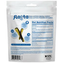 N-Bone FLOSSta Dual Action Mint Flavor Dental Dog Chews 15ct backside