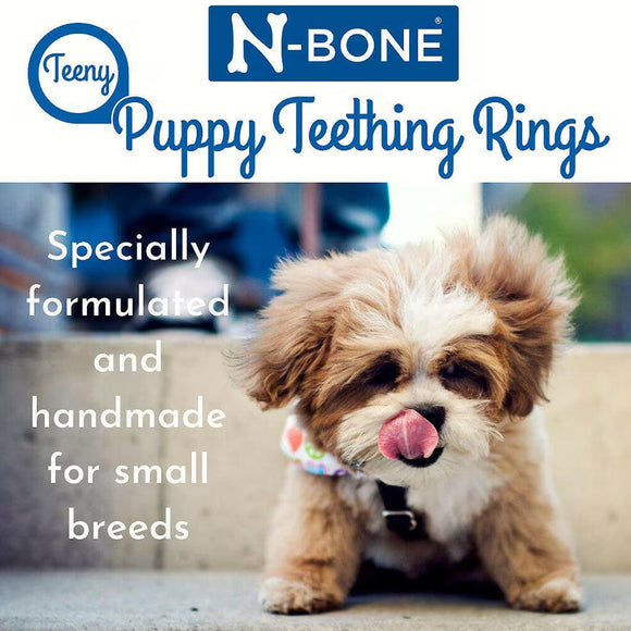 N-Bone Teeny Puppy Teething Rings for Small Breed Puppies featuers