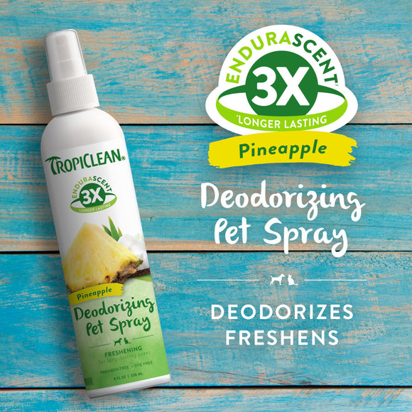 Tropiclean EnduraScent Pineapple Deodorizing Dog Spray, 8-oz