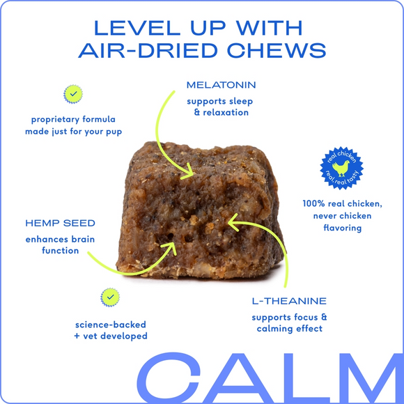 Native Pet Anxiety Relief Calming Chicken Chews for Dogs - Dog Calming & Anxiety Supplements 3