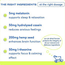 hemp calming chews for dogs with l theanine and melatonin