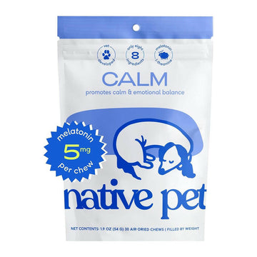 Native Pet Anxiety Relief Calming Chicken Chews for Dogs