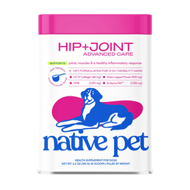 Native Pet Hip & Joint Advanced Care for Dogs - 30 Scoops - Dog Joint & Hip Supplements 1