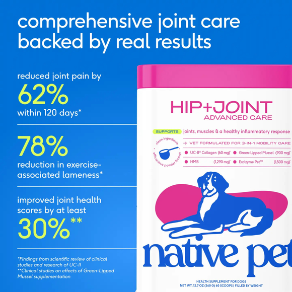 Native Pet Hip & Joint Advanced Care for Dogs - Dog Joint & Hip Supplements 4