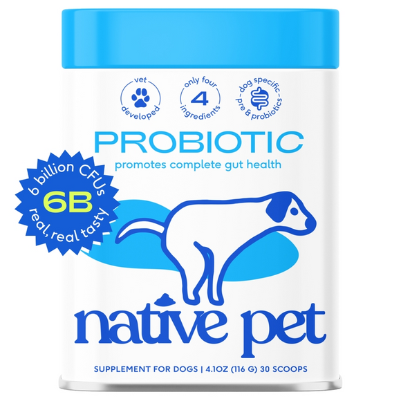Native Pet Probiotic & Prebiotic Powder for Dogs - 4.1-oz - Dog Digestive & Probiotics Supplements 7