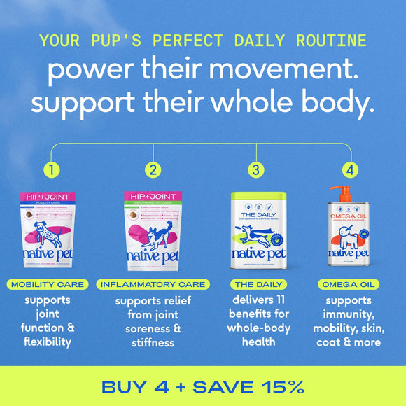 Native Pet Relief Joint Support Chicken Chews For Dogs - Dog Joint & Hip Supplements 10
