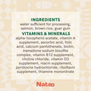 Natoo Meal Topper or Treat Salmon & Brown Rice in Broth Dog Food