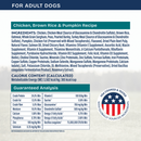 Natural Balance Health Protection Dry Dog Food, Chicken, Brown Rice & Pumpkin Recipe