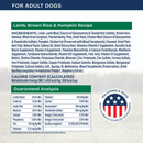 Natural Balance Health Protection Dry Dog Food, Lamb, Brown Rice & Pumpkin Recipe