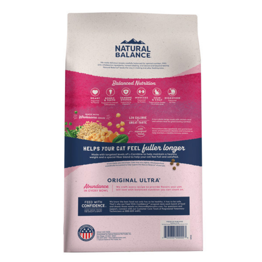 Natural Balance Original Ultra Fat Cats Chicken Meal
