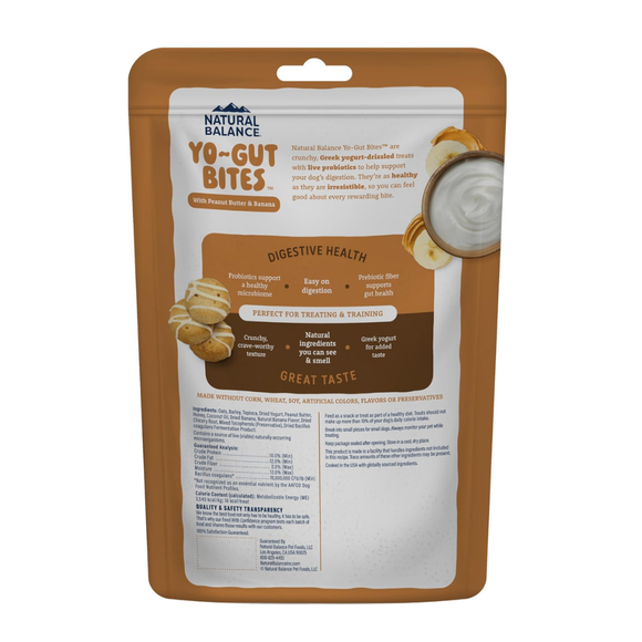 Natural Balance Yo-Gut Bites Crunchy Dogs Treats - Dog Treats 23