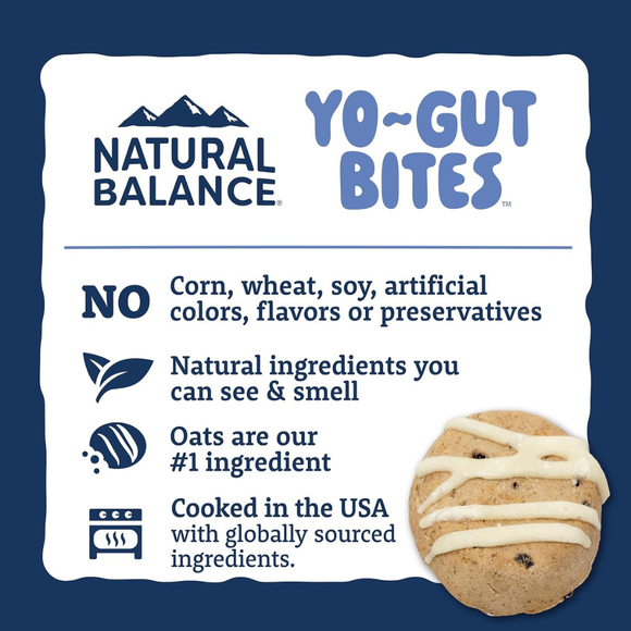 Natural Balance Yo-Gut Bites Crunchy Dogs Treats - Dog Treats 7