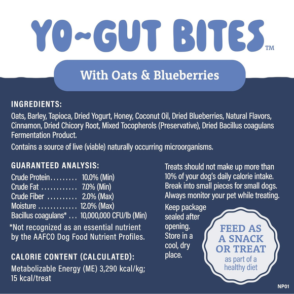 Natural Balance Yo-Gut Bites Crunchy Dogs Treats - Dog Treats 8