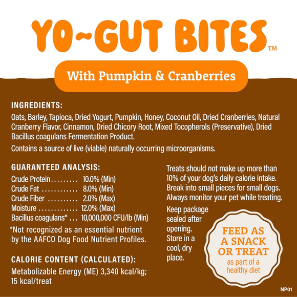 Natural Balance Yo-Gut Bites Crunchy Dogs Treats - Dog Treats 14
