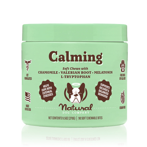 Natural Dog Company Calming Soft Chews for Dogs (90 Chews) - Dog Calming & Anxiety Supplements 1