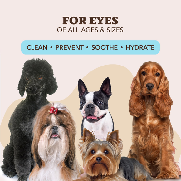 Natural Dog Company Eye Wipes for Dogs (90 wipes) - Dog Eye Cleaning Wipes 8