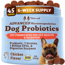 Natural Dog Company Gut Health & Digestion Dog Probiotics (45 Soft Chews) - Probiotic Supplement 1