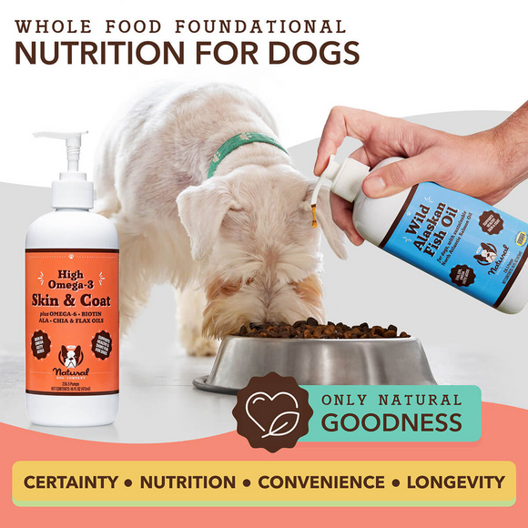 Natural Dog Company High Omega-3 Skin & Coat Oil (16 oz) - Dog Skin & Coat Supplements 8