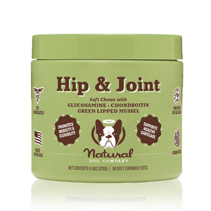 Natural Dog Company Hip & Joint Soft Chews for Dogs (90 Chews) - Dog Joint & Hip Supplements 1