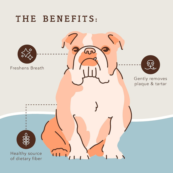 Natural Dog Company Premium Dental Treats for Dogs (18 chews) - Dog Dental Chews & Treats 3