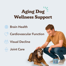 Natural Dog Company Senior Support with Adaptogens Antioxidant & Amino Acids (90 soft chews) - Dog Supplements &