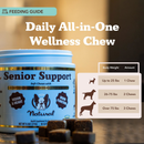 Natural Dog Company Senior Support with Adaptogens Antioxidant & Amino Acids (90 soft chews) - Dog Supplements &