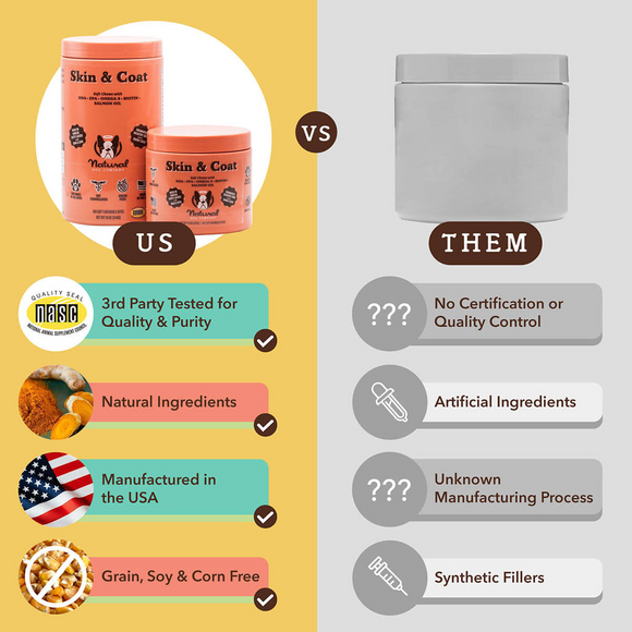 Natural Dog Company Skin & Coat Soft Chews (90 Soft Chews) - Dog Skin & Coat Supplements 5
