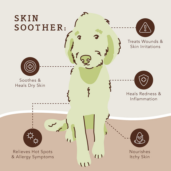 Natural Dog Company Skin Soother Stick (2 oz) - Dog Grooming 2