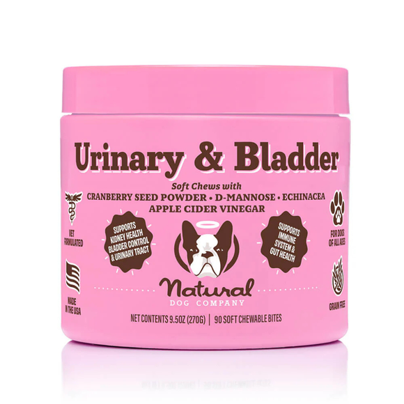 Natural Dog Company Urinary & Bladder Support for Dogs (90 soft chews) - Dog Treats 1