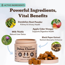 Natural Dog Company Whole Food Super Greens Meal Topper for Dogs (8 oz) - Dog Food Toppers 8